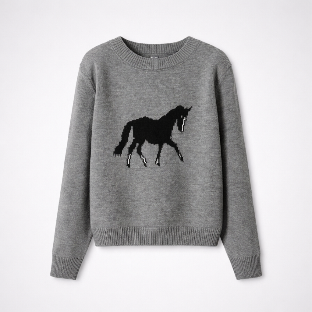 Aurelia | Felpa Donna con Grafica di Cavallo