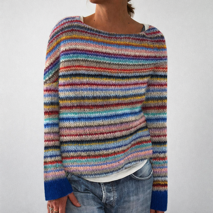 Alba ❘ Maglione in maglia con motivo nordico