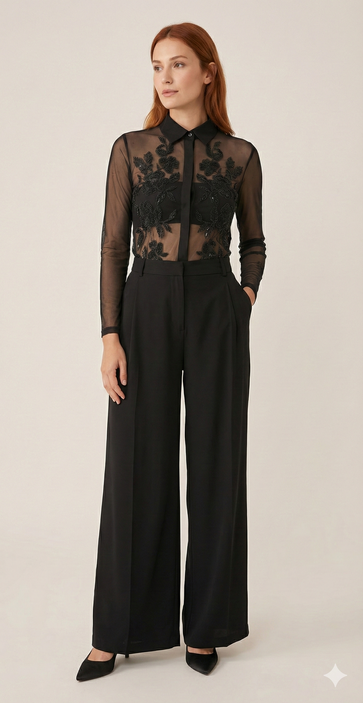 Completo – FLVEX Elegante Pizzo Nero