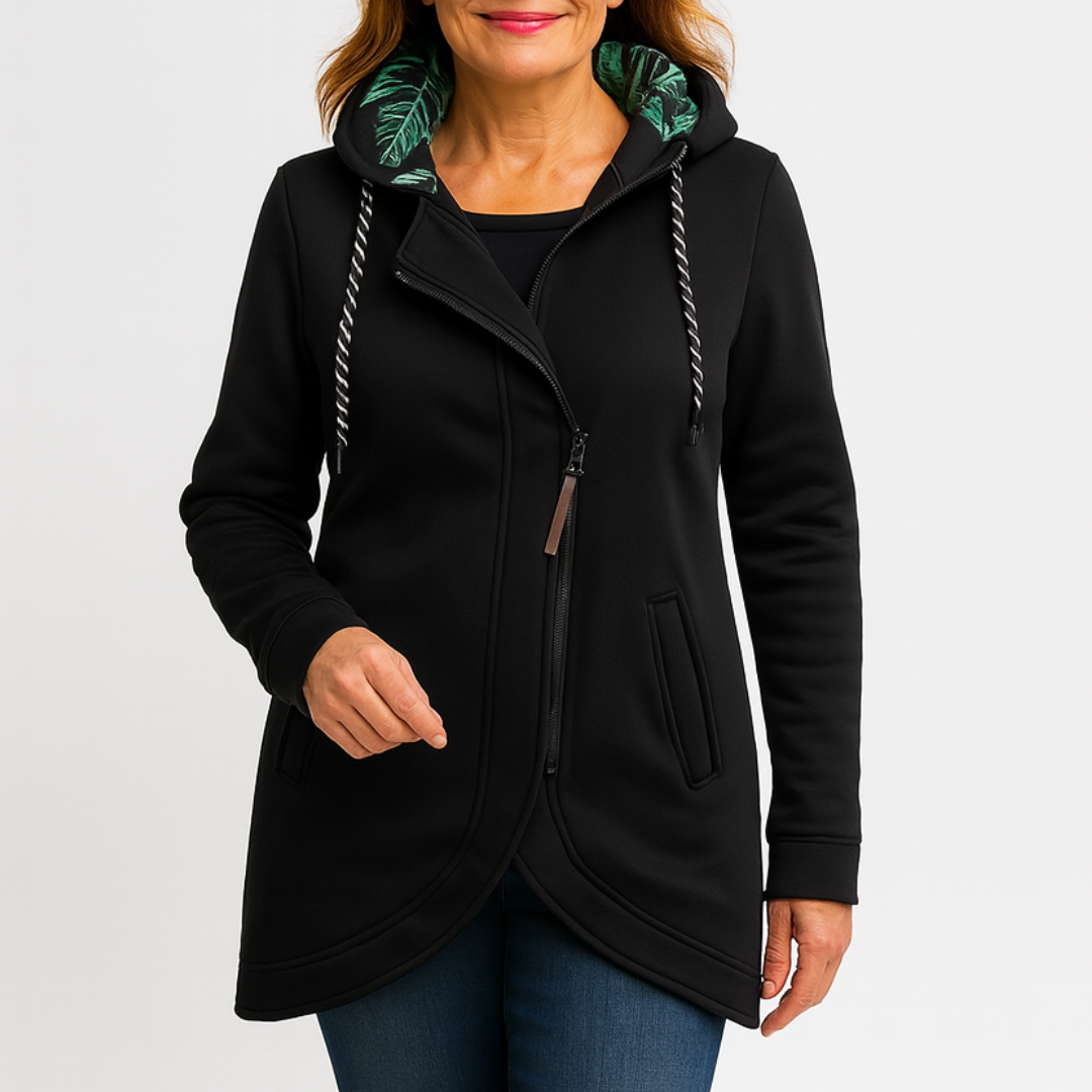 Eleonora™ | Cappotto Invernale con Zip Asimmetrica